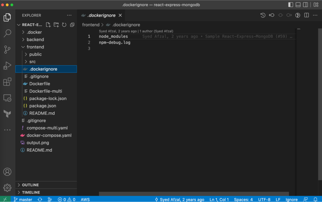 - Dockerignore Frontend Dockerignore Frontend